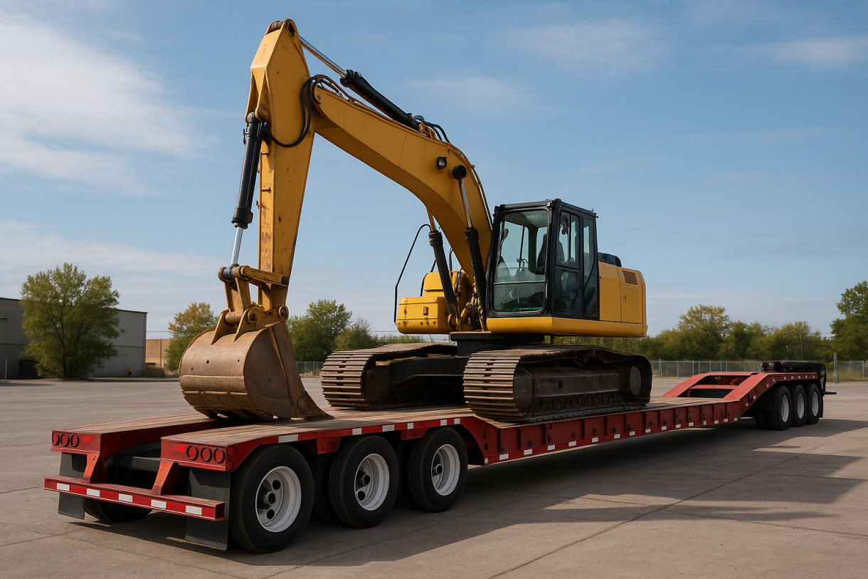 Drop Deck Trailer Transport