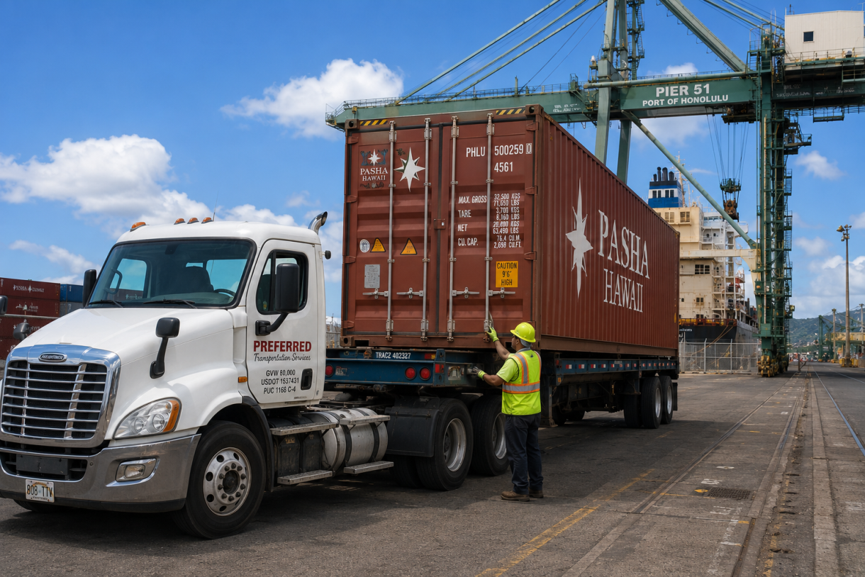 Pasha Hawaii logistics
