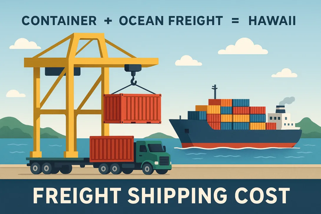 freight shipping cost Hawaii
